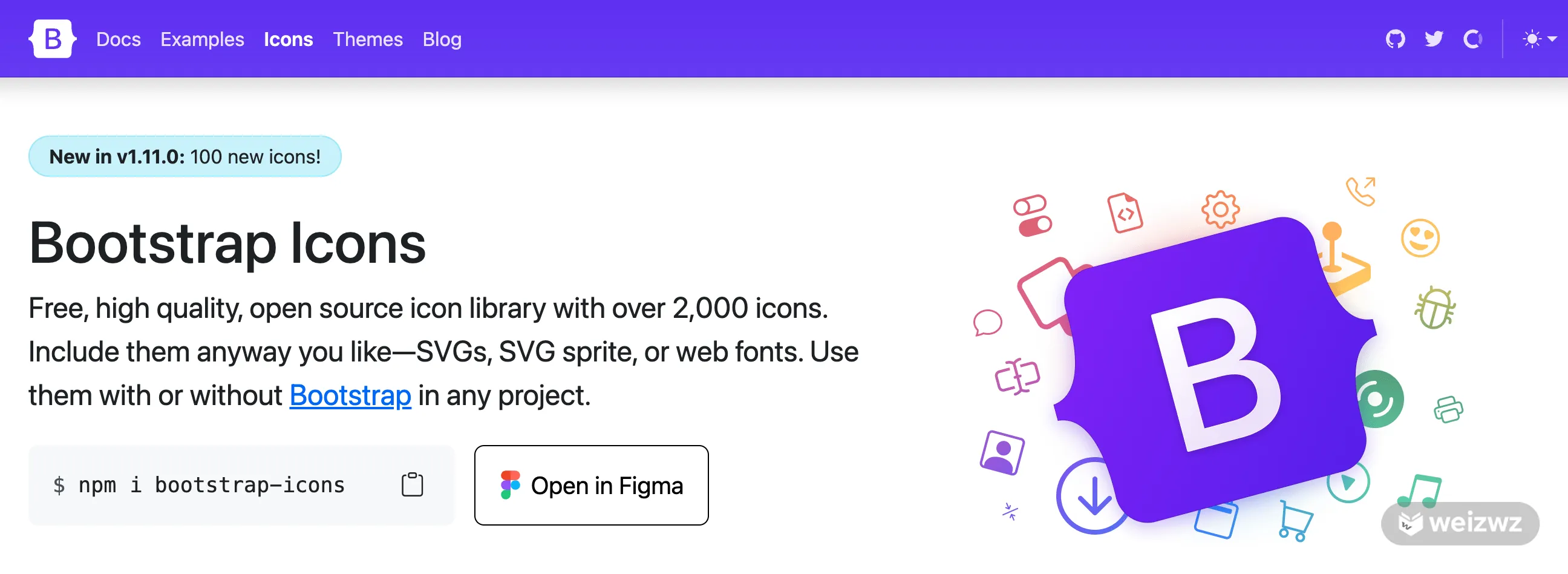 Bootstrap Icons - 从Bootstrap中独立出来的图标库